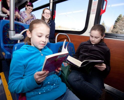 Children Riding the Bus