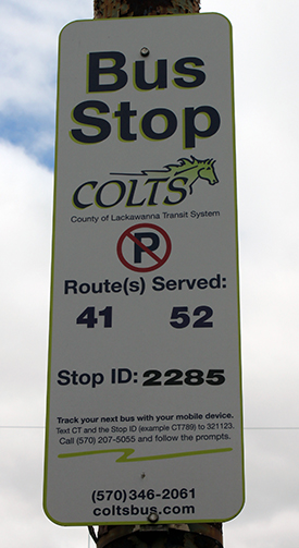 Bus Stop Sign