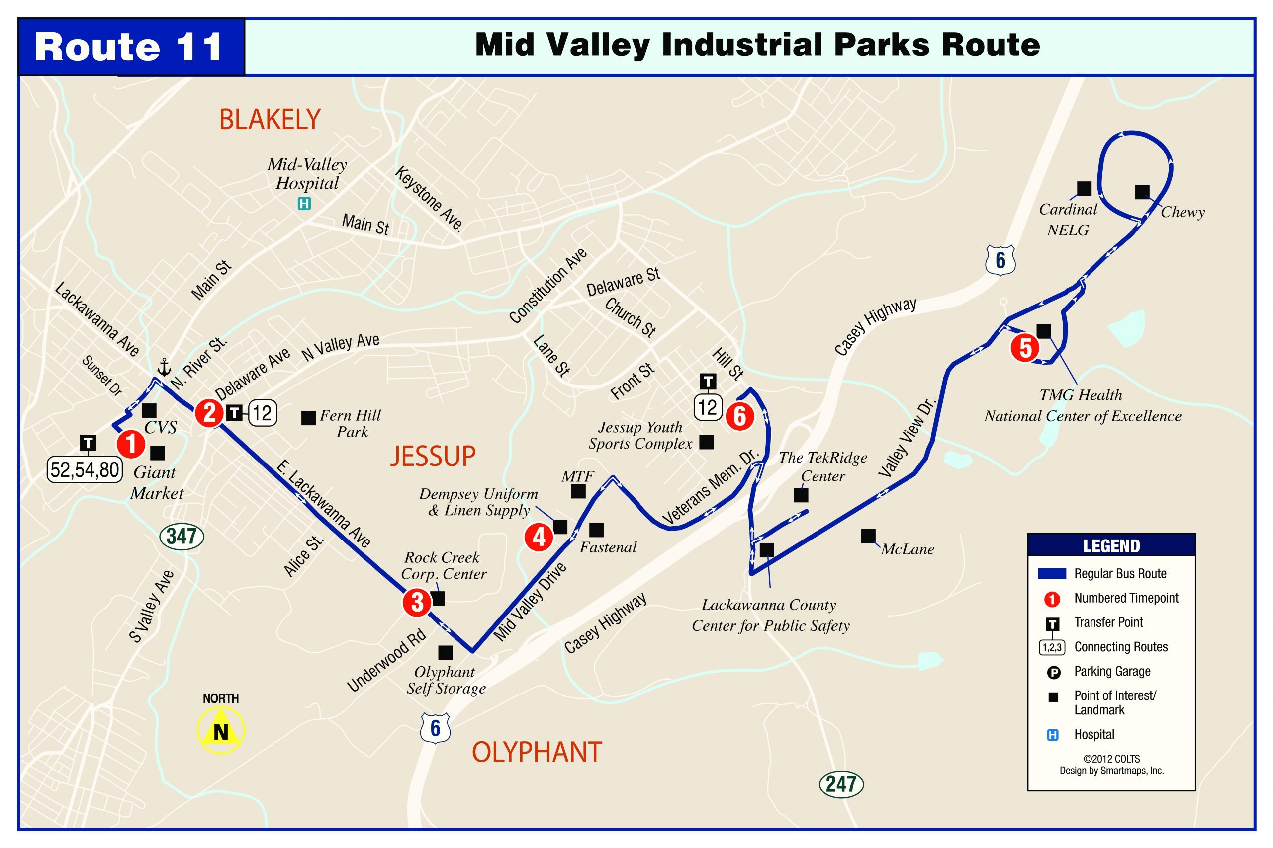 Mid Valley Industrial Park Route 11