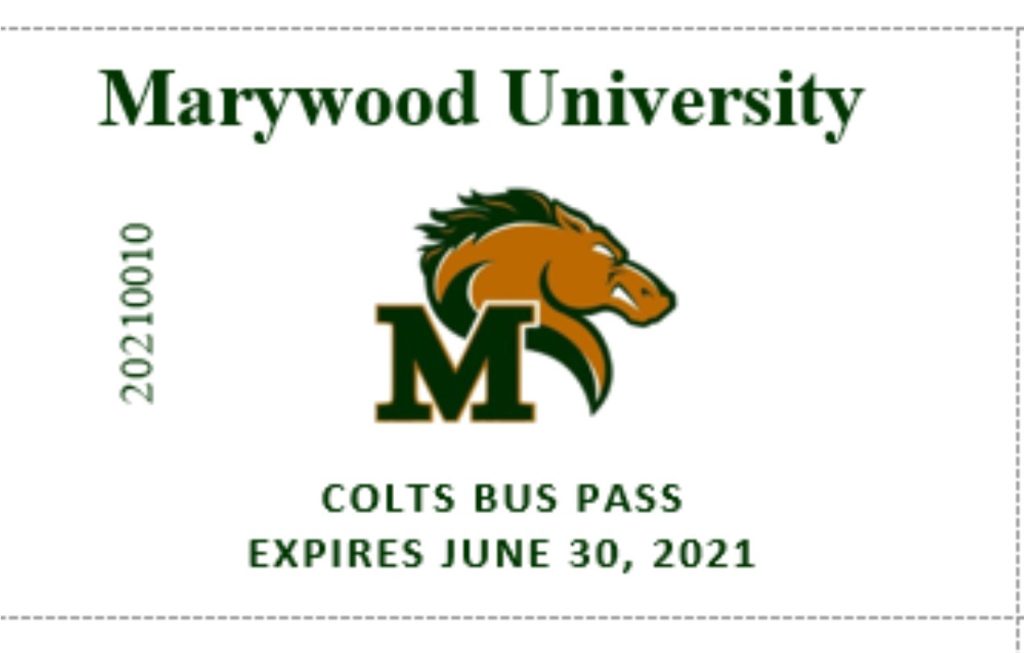 COLTS Bus Pass Marywood Exp June 30 2021