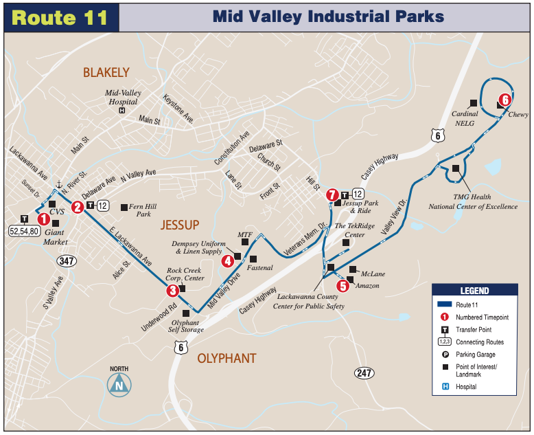 Route 11 Mid Valley Industrial Parks