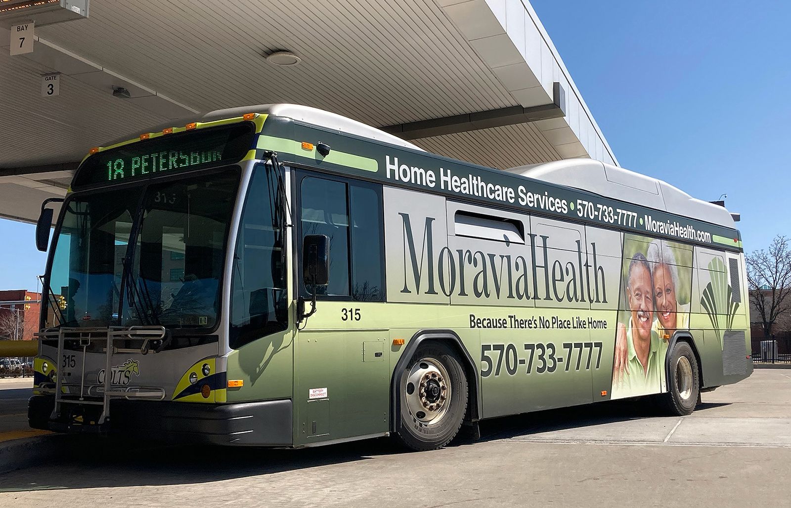 Advertise with colts Bus Wrap at LTC Moravia