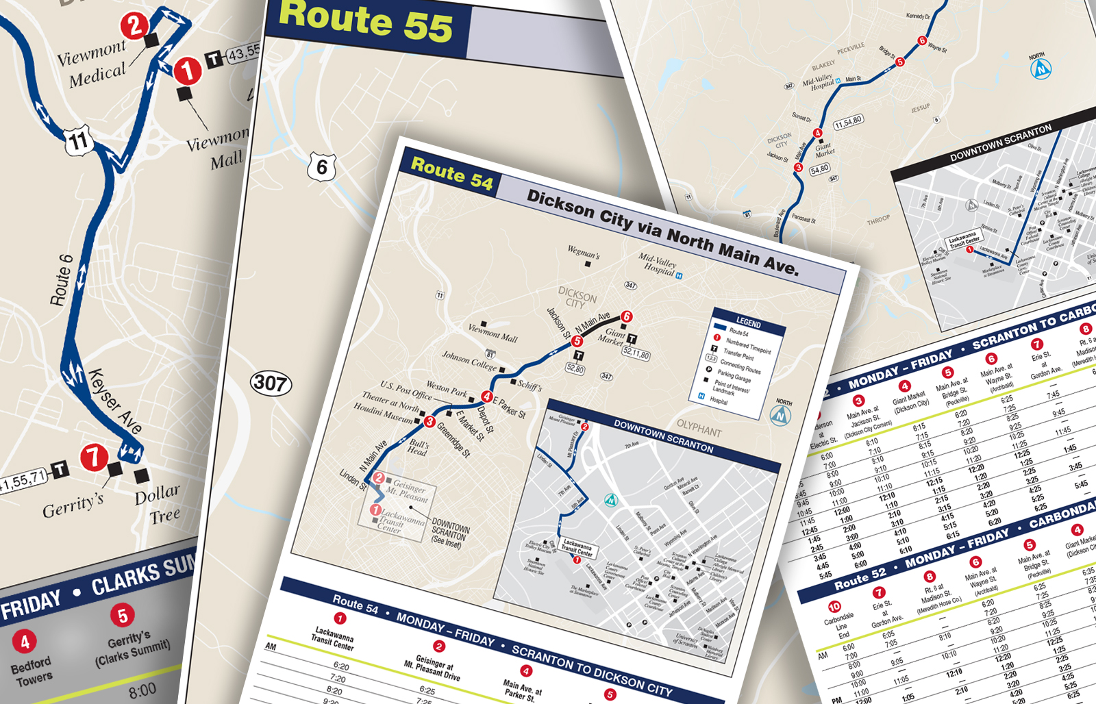 Schedules and Maps